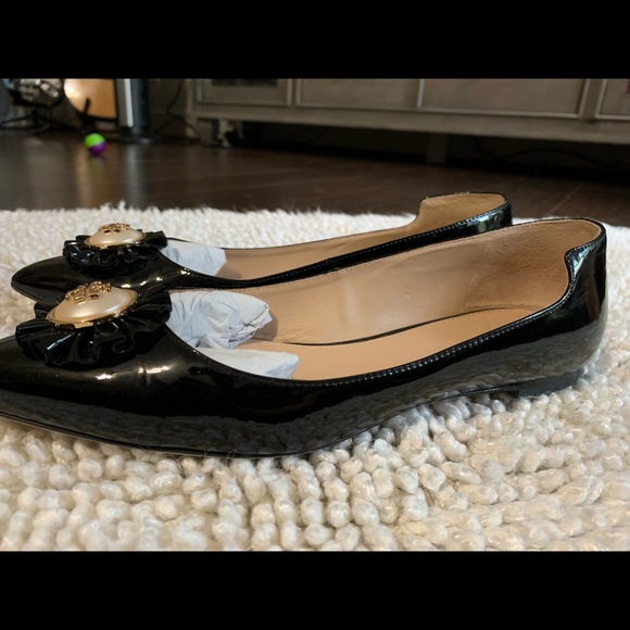 Tory Burch 7 Melody Ballerina Flats Patent - Picture 2 of 8
